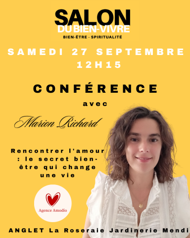 conférence amour rencontre bien être anglet